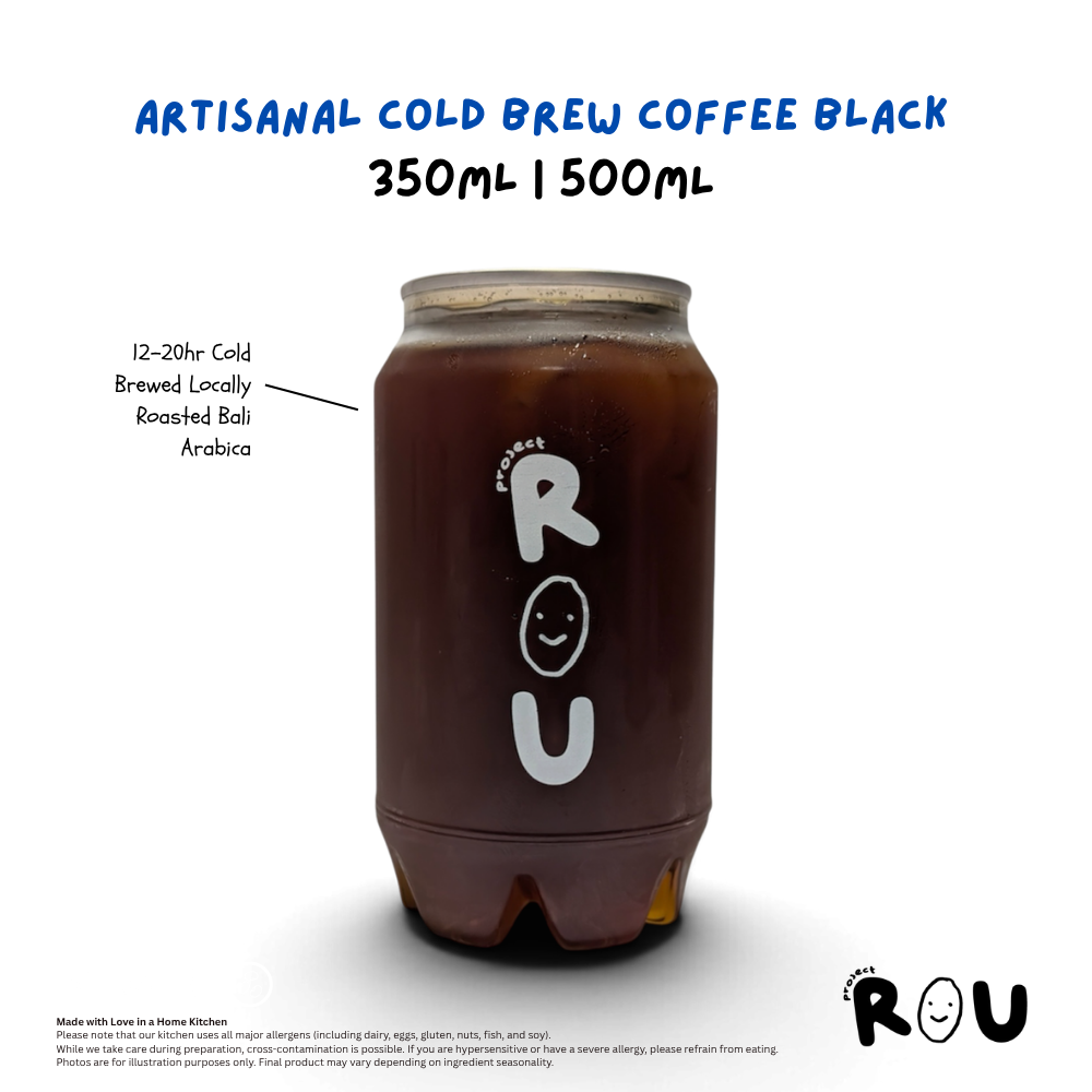 Artisanal Cold Brew Coffee Black (350ml)