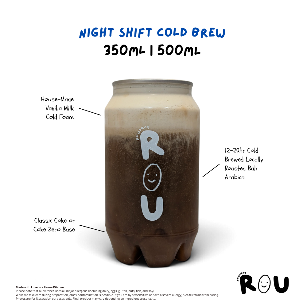 Night Shift Cold Brew Coffee (500ml)
