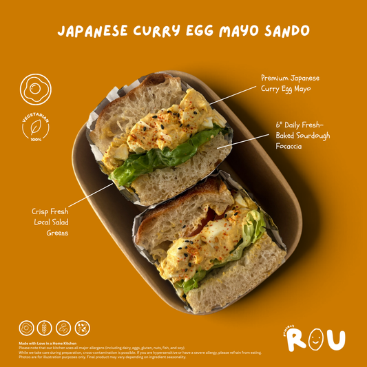 Japanese Curry Egg Mayo Sando