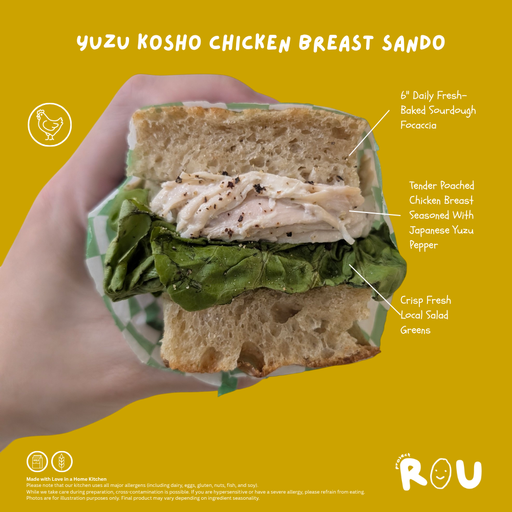 Yuzu Kosho Chicken Breast Sando