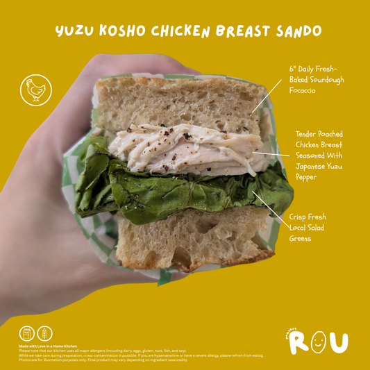 Yuzu Kosho Chicken Breast Sando